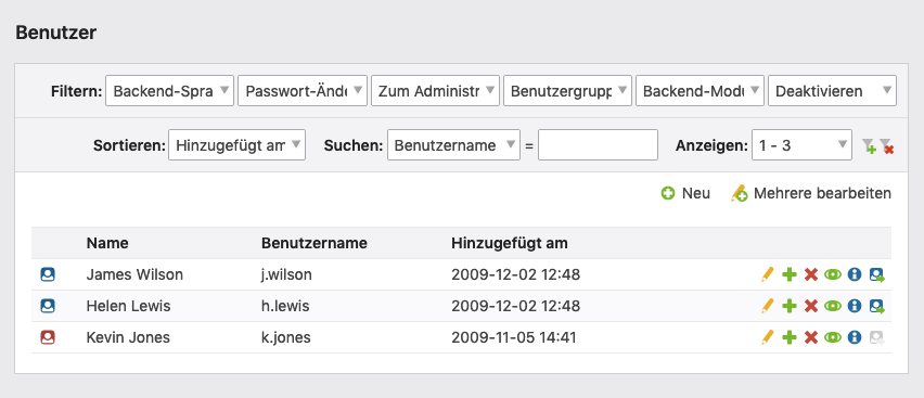 Der List View