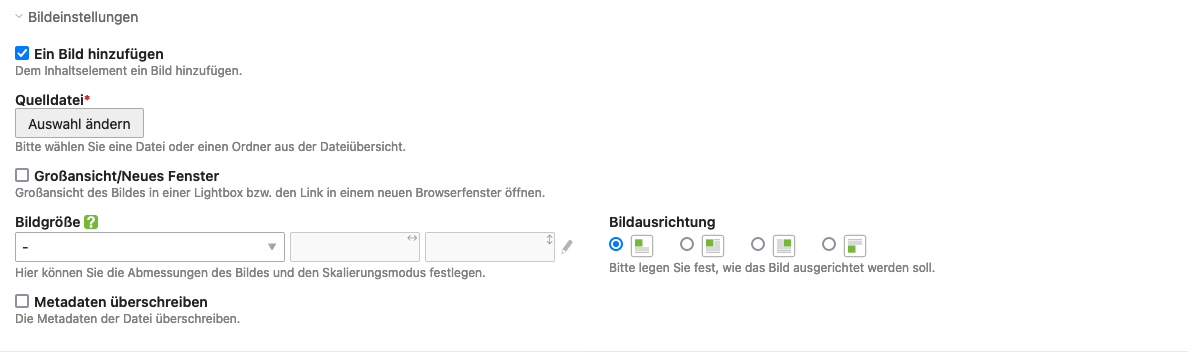 Einem Text ein Bild hinzufügen
