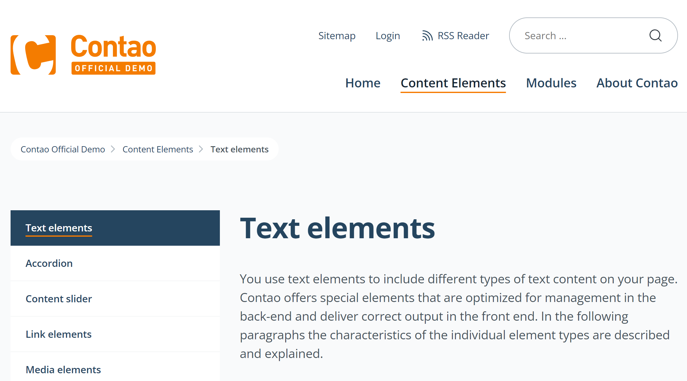 Several articles with teaser text