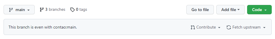 GitHub Fetch upstream