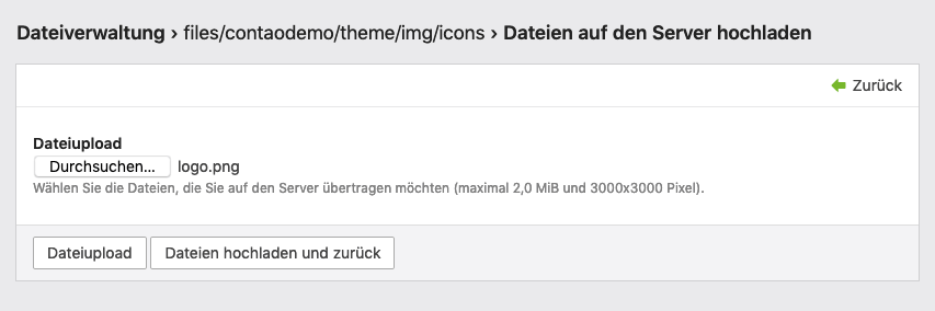 Dateien übertragen
