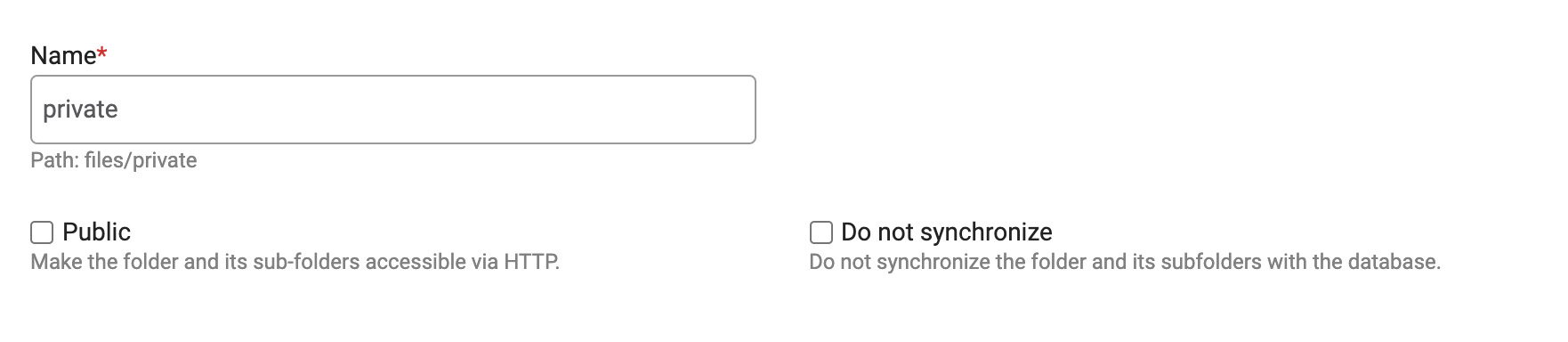 Protect a directory