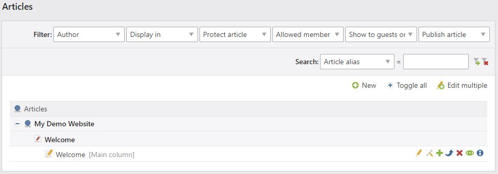 Publish article