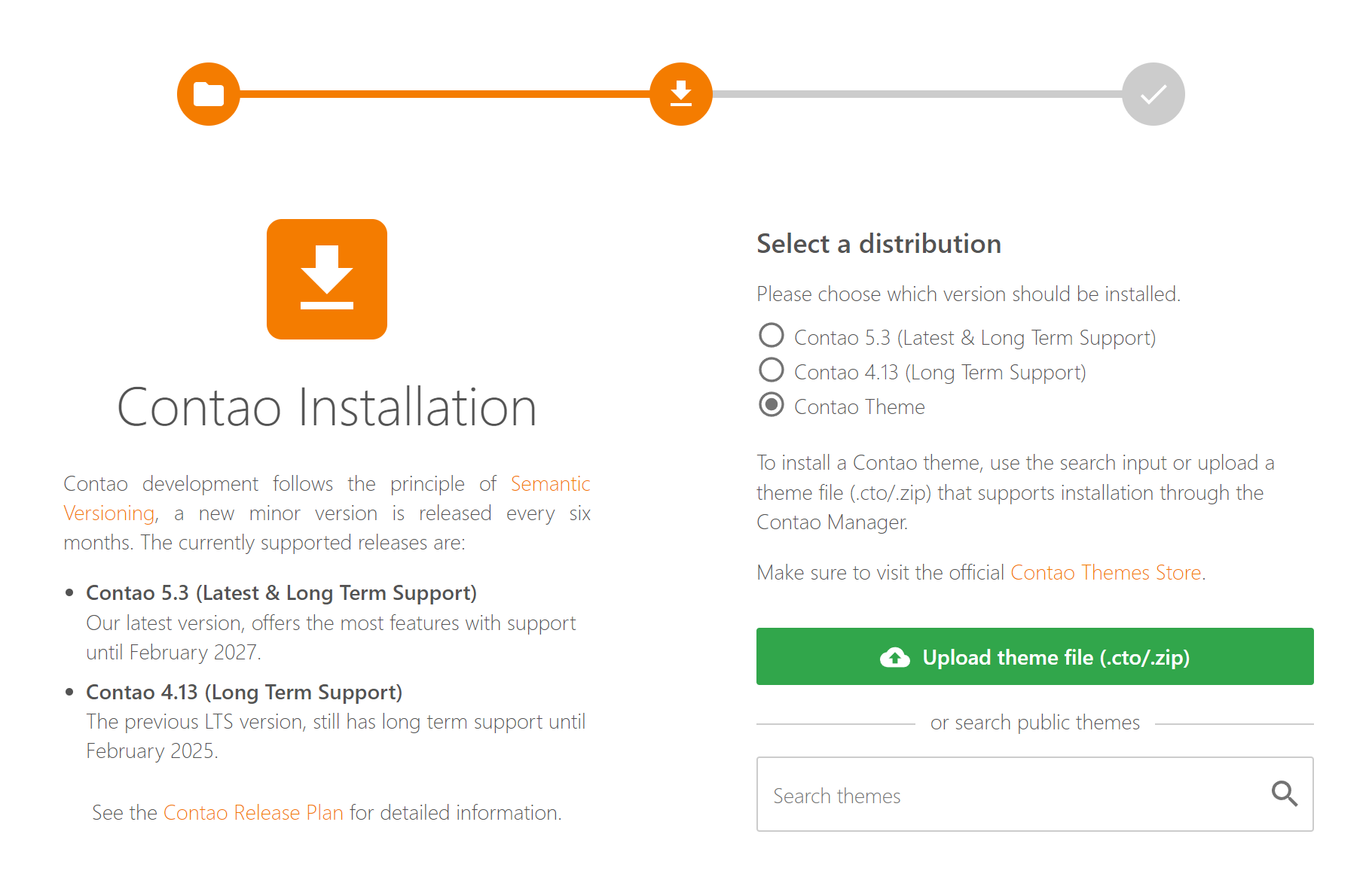 Contao per Contao Manager installieren
