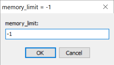 PHP Memory Limit setzen