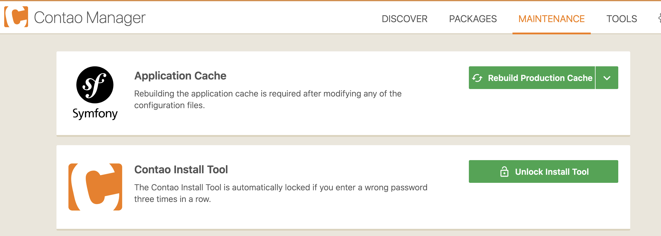 Reset the Install Tool